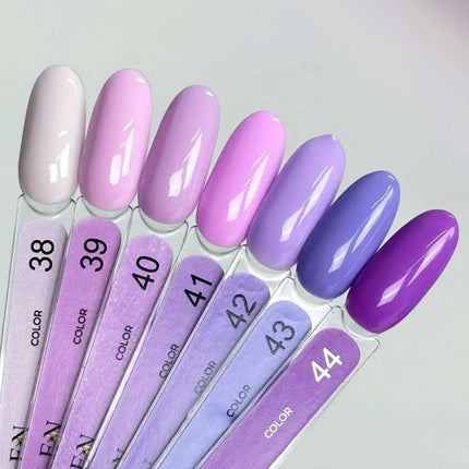 Color de esmalte en gel Edlen №42 Lila 9ml