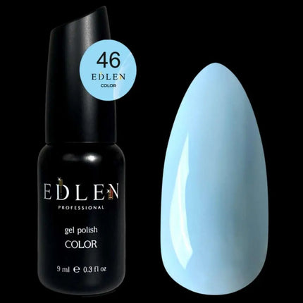 Edlen Gel Polish Color №46 Milky Blue 9ml