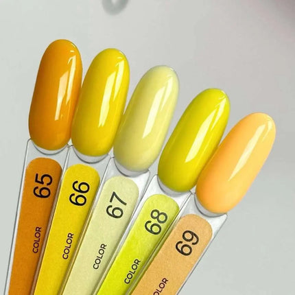 Edlen Gel Polish Color №66 Egg Yolk Yellow 9ml