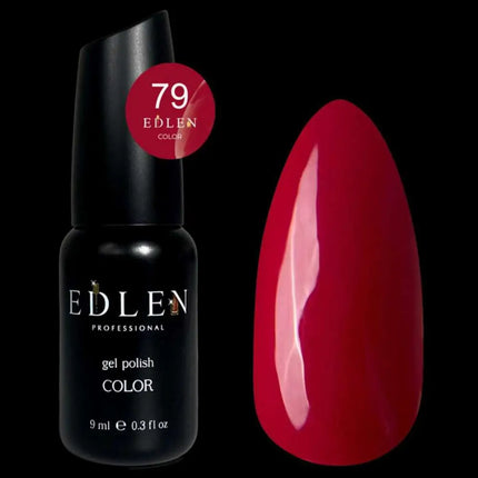 Esmalte de gel Edlen color n.º 79 Rubí claro 9ml