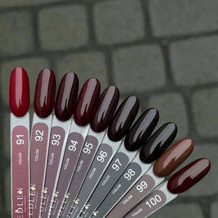 Edlen Gel Polish Color №95 Burgundy Chocolate 9ml