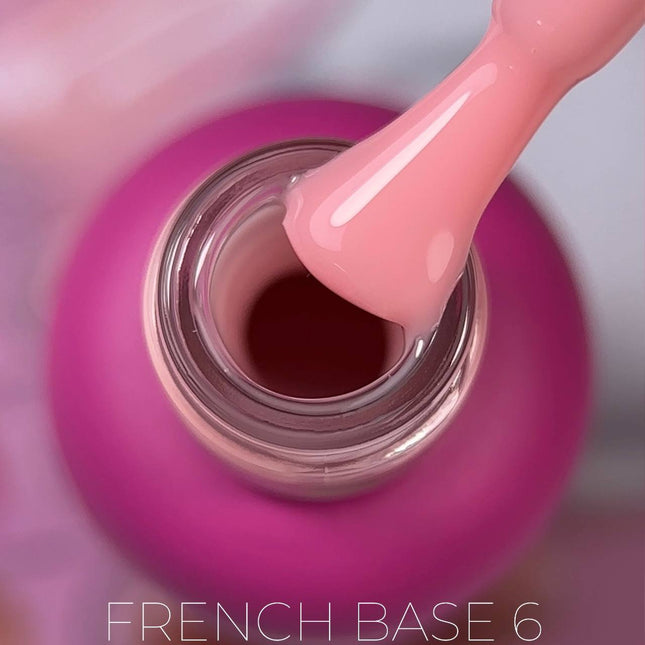 Edlen French Capa de base Flash №6 Nude Pink 9ml