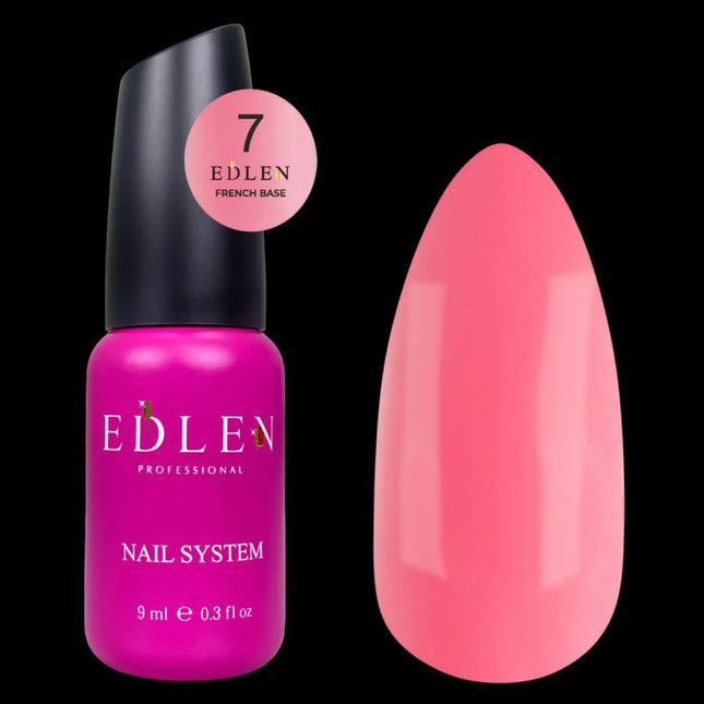 Edlen French Base Flash №7 Watermelon Pink 9ml