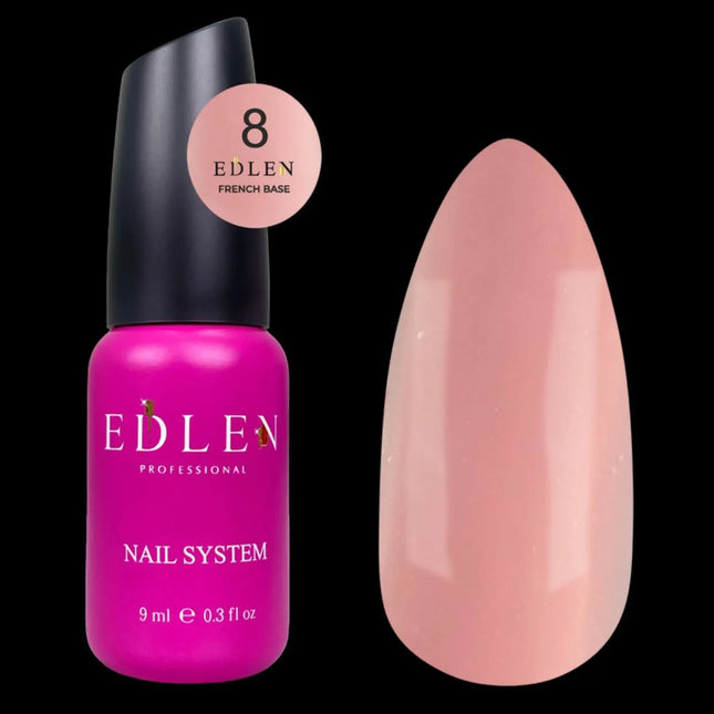 Edlen French Base Flash №8 Caramel Pink 9ml