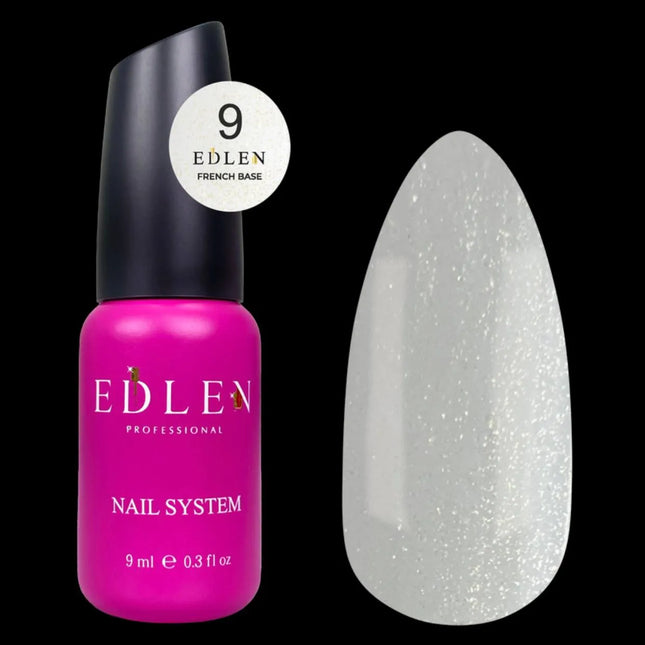 Edlen French Base №9 Milk with gold shimmer 9ml