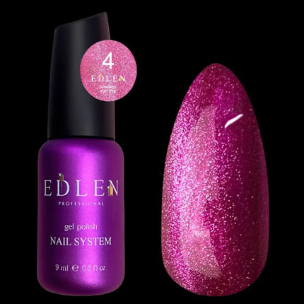 Edlen Cat Eye Sparkle n.º 4 Frambuesa 9ml
