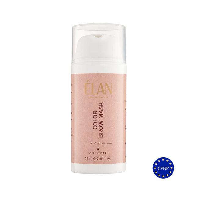 ELAN COLOR BROW MASK: 2-in-1 Toning Eyebrow Mask 11 AMETHYST - Eyebrow color mask
