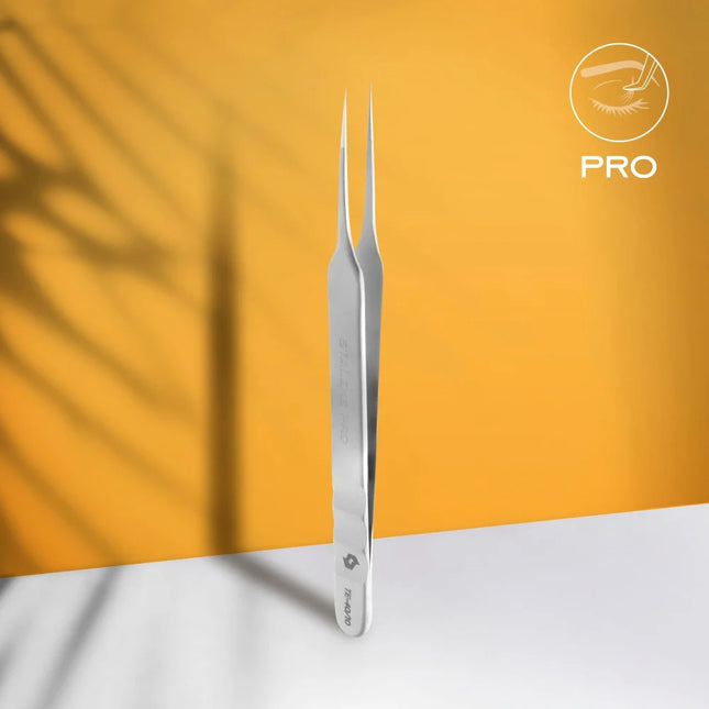 Eyelash tweezers Staleks Pro Expert 40 Type 10 TE-40/10 - Eyelash tweezers