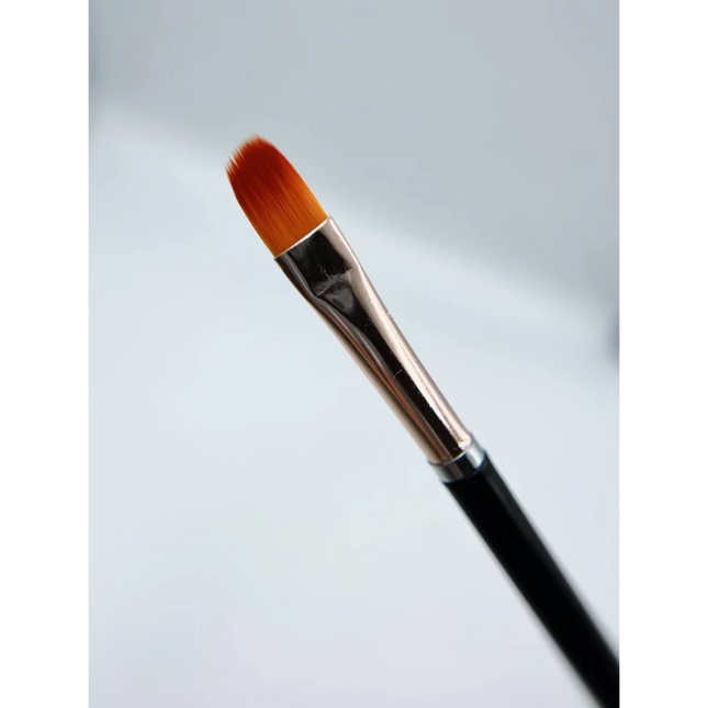 Gel Brush Oval Black - Nail Art Brushes