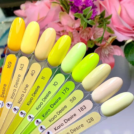 Gel Polish Desire №11 Yellow 8ml KARO - Gel Nail Polish