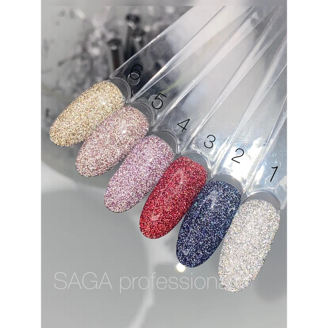 Gel polish Fiery №2 9 ml Saga Professional - Gel Nail Polish