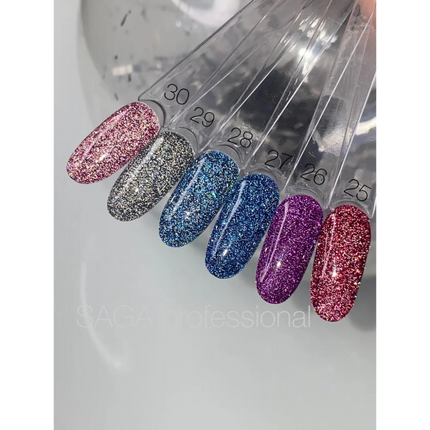 Gel polish Fiery №26 9 ml Saga Professional - Gel Nail Polish