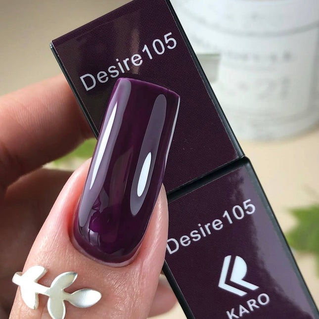 Esmalte en gel Desire №105 uva oscura 8ml KARO
