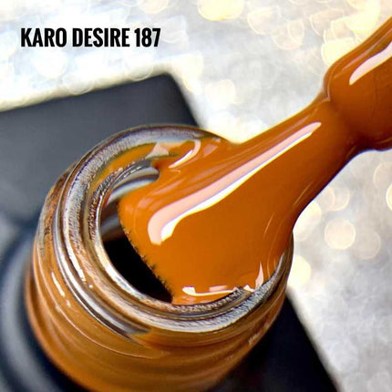 Gel Polish Desire №187 dark orange 8ml KARO