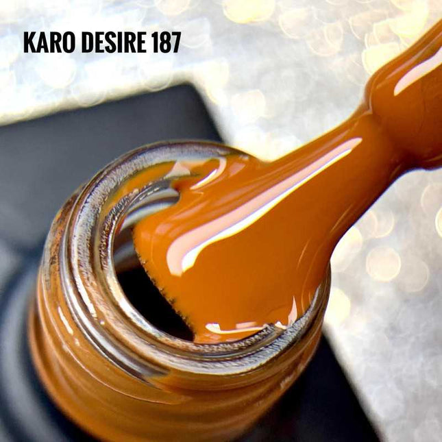 Esmalte en gel Desire №187 naranja oscuro 8ml KARO