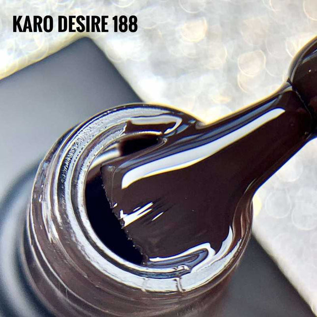 Esmalte en gel Desire №188 marrón noche 8ml KARO