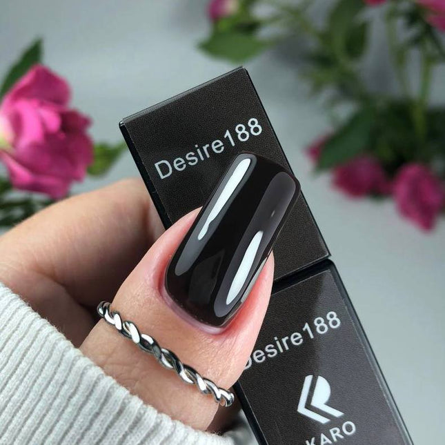 Esmalte en gel Desire №188 marrón noche 8ml KARO