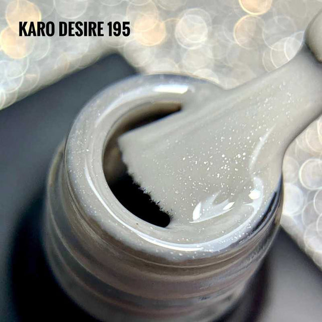 Esmalte en gel Desire №195 rinoceronte con brillo 8ml KARO