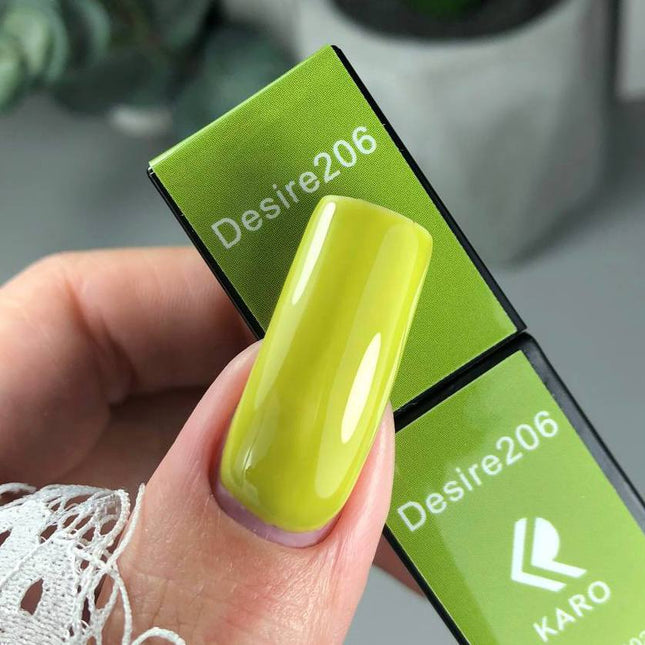Esmalte en gel Desire №206 oliva apagado 8ml KARO