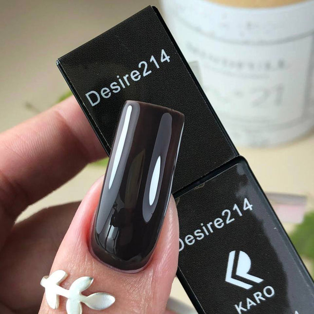 Esmalte de gel Desire №214 marrón noche 8ml KARO