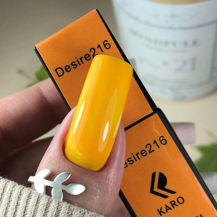 Gel Polish Desire №216 yolk 8ml KARO