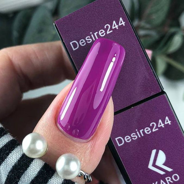 Esmalte de gel Desire №244 púrpura verdadero 8ml KARO