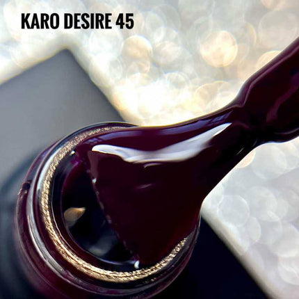 Gel Polish Desire №45 red wine 8ml KARO