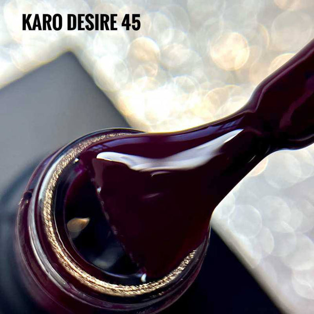 Gel Polish Desire №45 red wine 8ml KARO