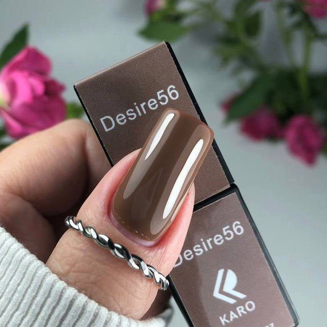 Esmalte en gel Desire №56 chocolate con leche 8ml KARO