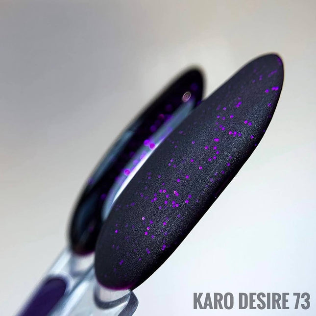 Esmalte en gel Desire №73 violeta profundo con brillo 8ml KARO