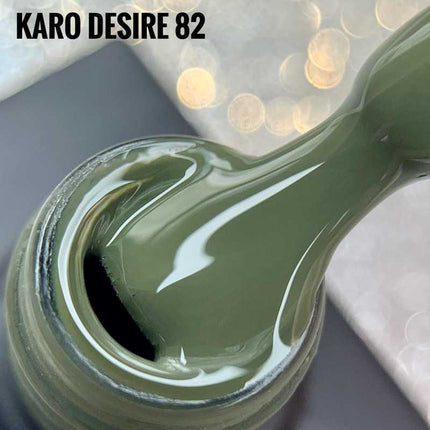 Esmalte en gel Desire №82 verde cazador 8ml KARO