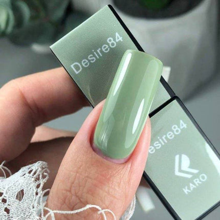 Esmalte en gel Desire №84 verde suave 8ml KARO