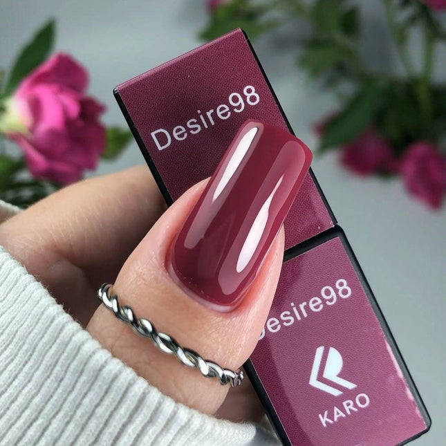 Esmalte en gel Desire №98 cereza real 8ml KARO