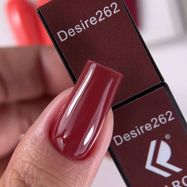 Esmalte de gel Desire №262 rojo marrón 8ml KARO