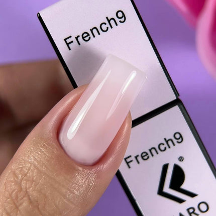 Gel Polish French 9 Translucent pink-milky 8ml KARO