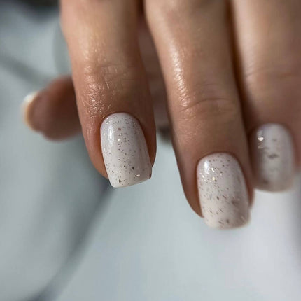 Esmalte en gel French Rich leche con hoja de oro 8ml KARO