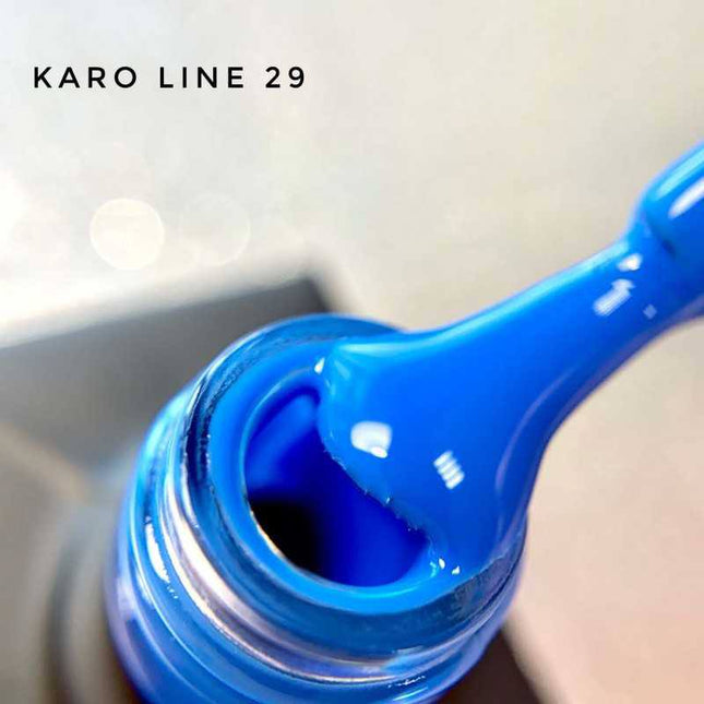 Esmalte de gel Line №29 azul brillante 8ml KARO
