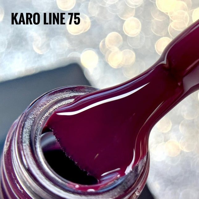 Esmalte de gel Line №75 ciruela 8ml KARO