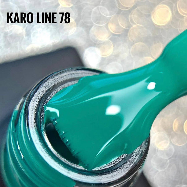 Esmalte de gel Line №78 verde pino 8ml KARO
