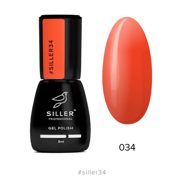 Gel Polish №34 8 ml Siller - Gel Nail Polish