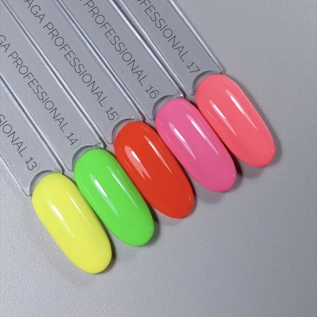 Gel Polish Saga 16 Pink 10 ml - Gel Nail Polish