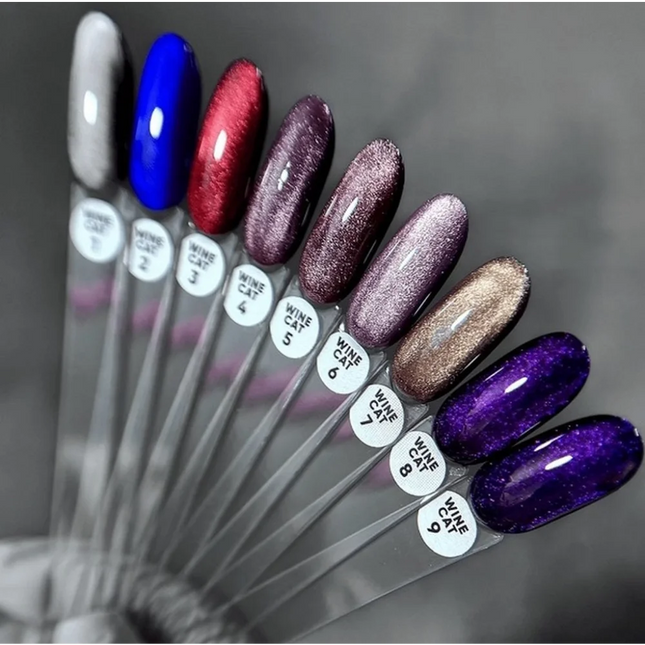 Gel polish Wine Cat №9 10 ml Saga Professional - Gel Nail Polish