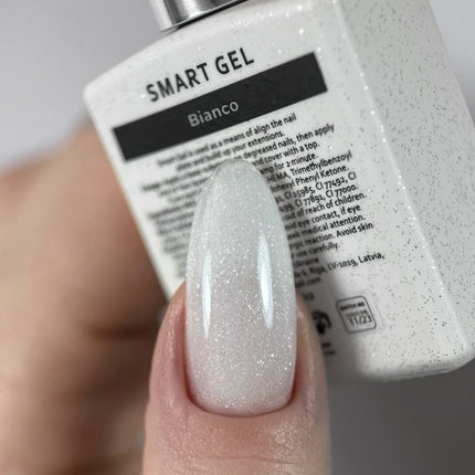 Gel de modelado para uñas (líquido) – HEYLOVE Smart Gel "Bianco", 15 ml