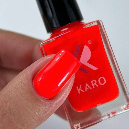 Esmalte para uñas Karo 9 rojo brillante 8ml