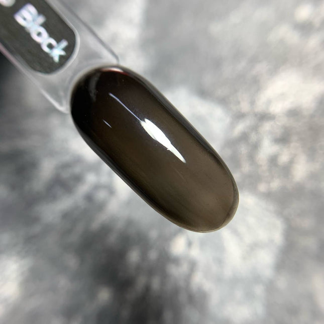 Top Coat Glass Black 10ml Karo