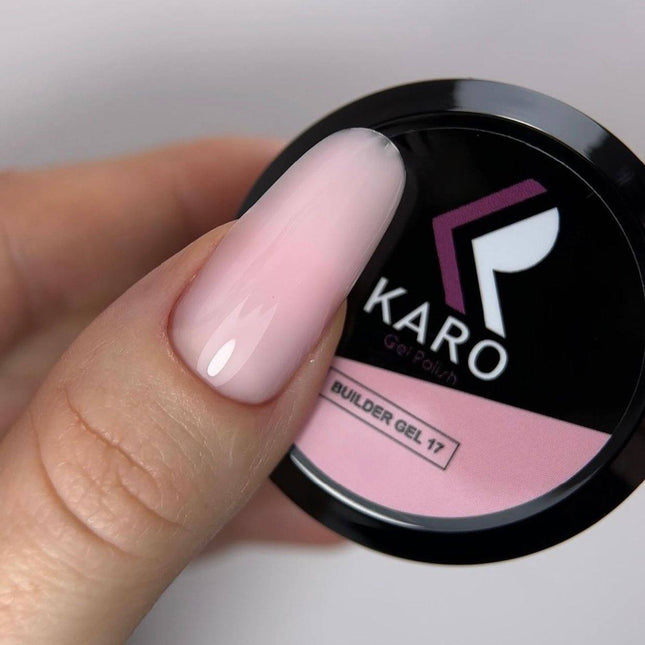Karo Builder Gel №17 Pink milky 30ml
