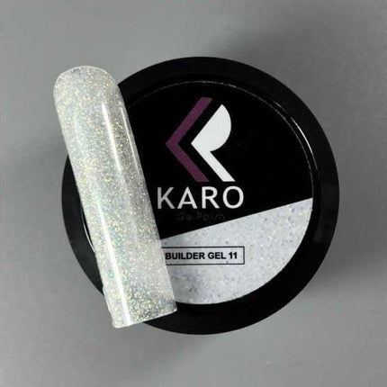Karo Builder Gel №11 Clear with shimmer 15ml