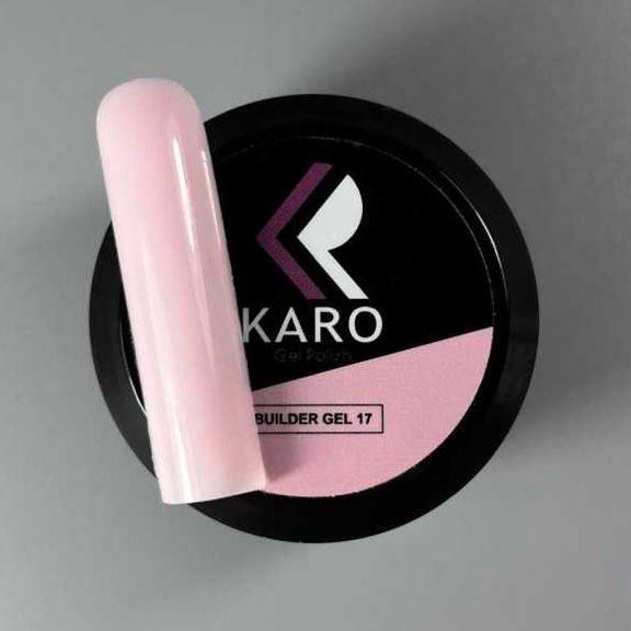 Karo Builder Gel №17 Pink milky 30ml