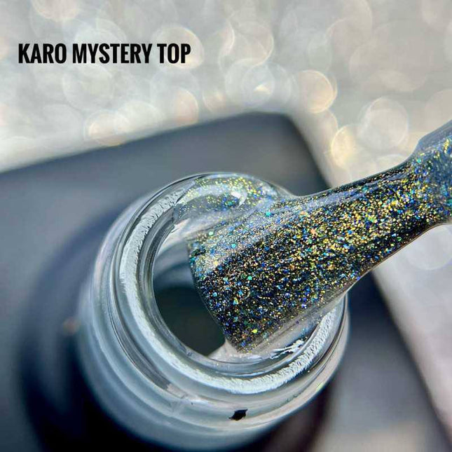 Top Coat Mystery with shimmer 10ml Karo
