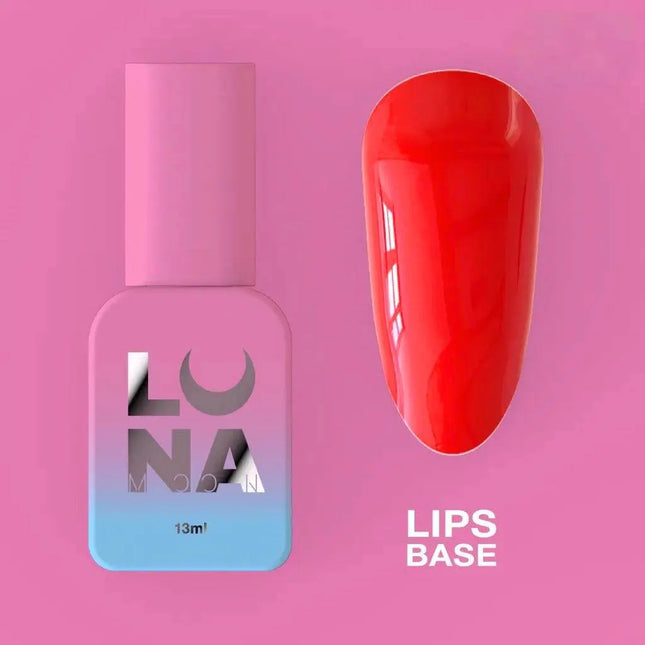 Luna Lips Capa de base color Rojo Brillante 13ml